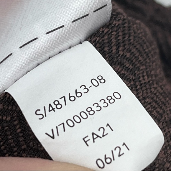 Athleta 3X Delancy Herringbone Tight Brown 0216 Leggings Brown Pockets Plus Size - Picture 8 of 10